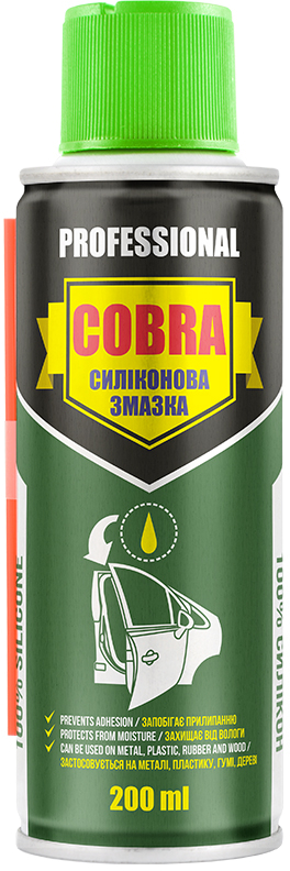 Смазка для авто Cobra SILICONE SPRAY 200 мл (NX20200) - Фото 1