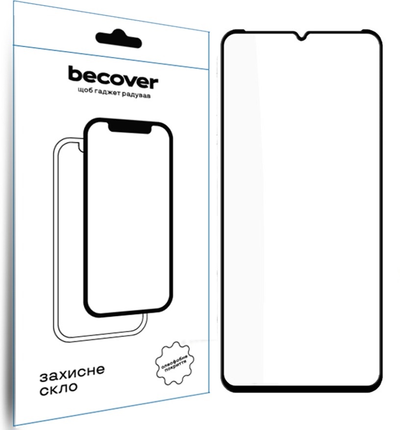 Защитное стекло для смартфона BeCover for Nokia G42 10D Black (711555) - Фото 1