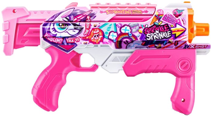 Купить Водяной бластер ZURU Fast-Fill Skins Hyperload Unicorn Splash (11854E) - Фото 1 Водяной бластер ZURU Fast-Fill Skins Hyperload Unicorn Splash (11854E) - Фото 1