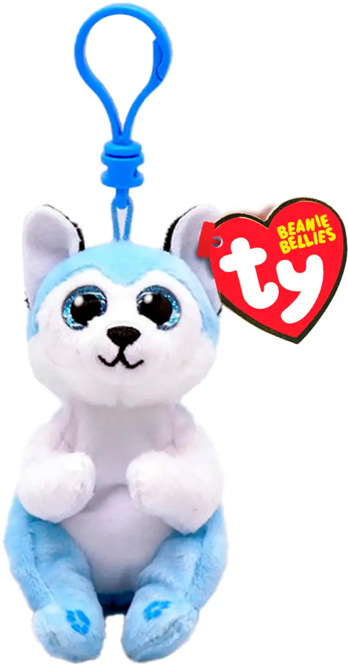 Мягкая игрушка глазастик TY Beanie Bellies Хаски "THUNDER" 12 см (43105) - Фото 1