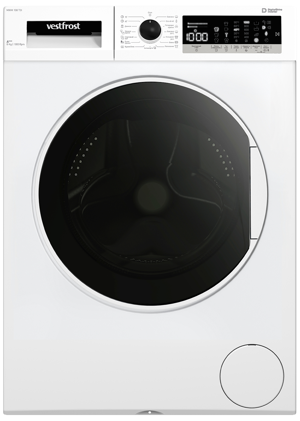Стиральная машина Vestfrost MWM 108 T3I - Фото 1