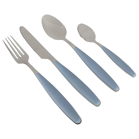 Набор столовых приборов туристических Gimex Cutlery Colour 16 Pieces 4 Person Blue (6910171) - Фото 1