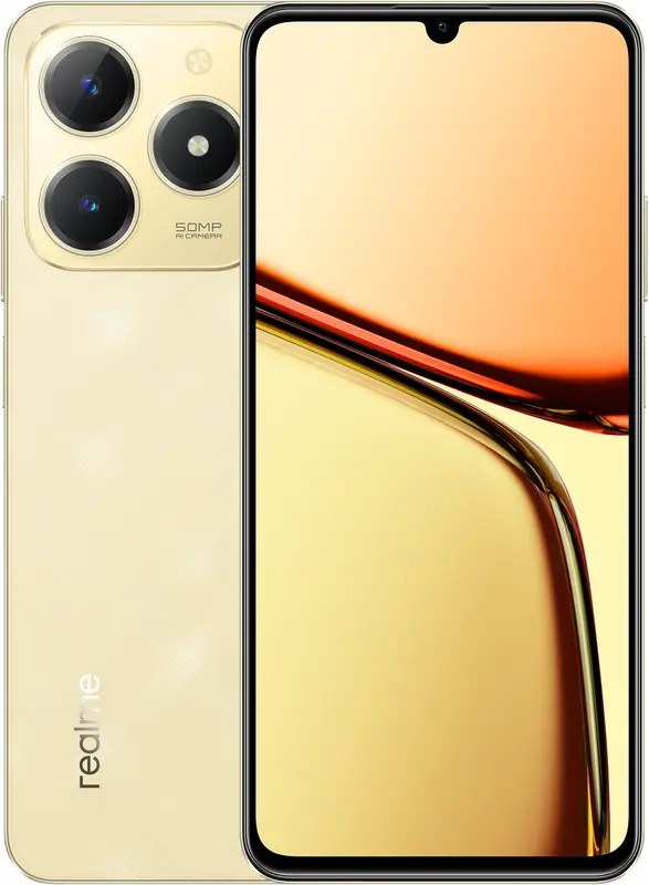 Смартфон realme C61 8/256Gb Sparkle Gold - Фото 1