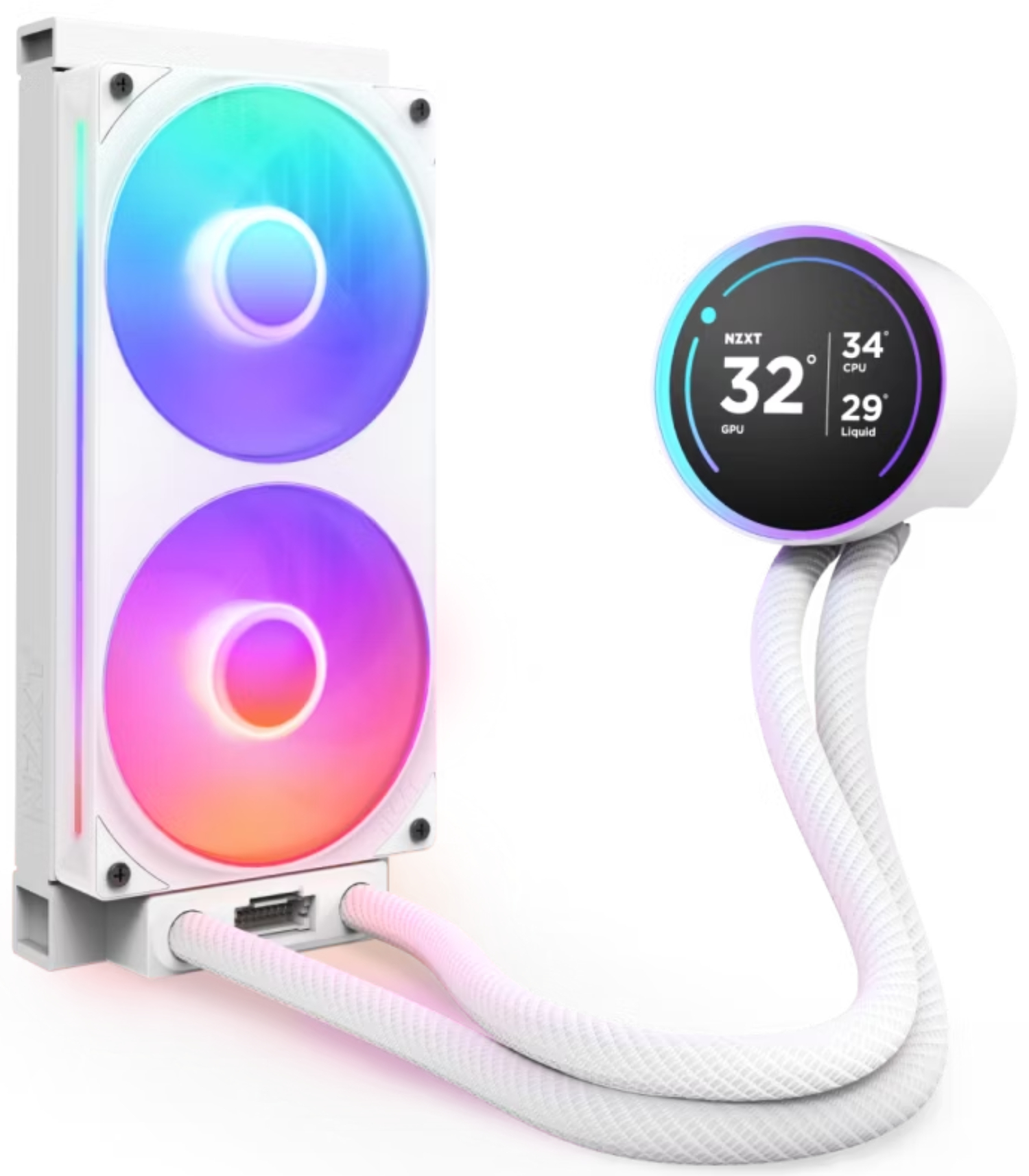 Водяная система охлаждения NZXT Kraken Elite RGB (RL-KR24E-W2) - Фото 1
