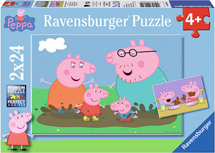 Пазлы (3-4 года) Ravensburger Свинка Пеппа Веселье 24 эл. (9082) - Фото 1