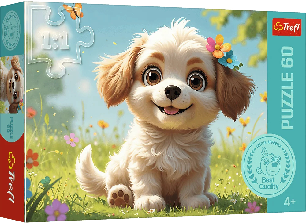 Купити Пазли (3-4 роки) Trefl Treflik Family Будь щасливим 60 ел. (5900511174083) - Фото 1 Пазли (3-4 роки) Trefl Treflik Family Будь щасливим 60 ел. (5900511174083) - Фото 1