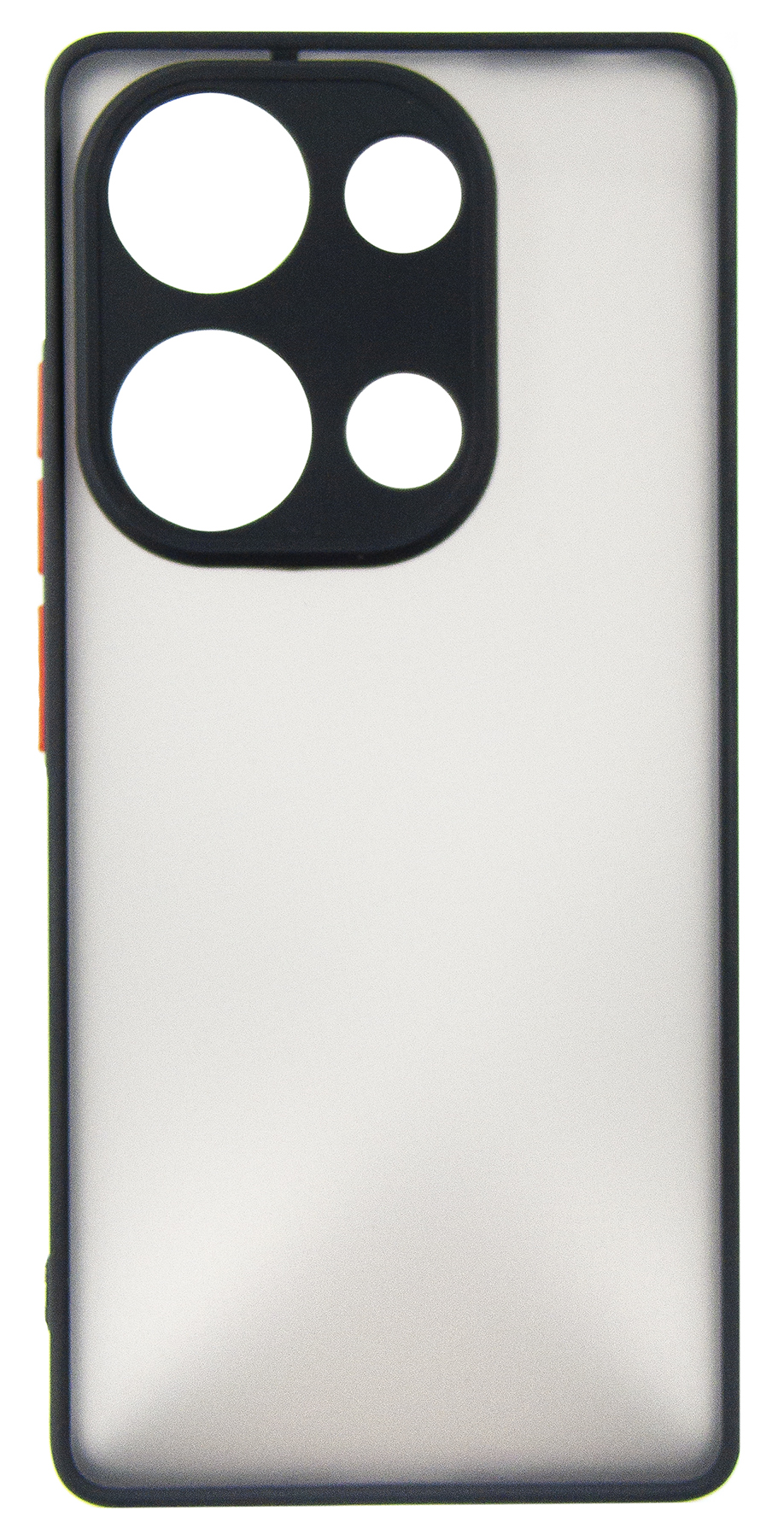 Чехол для смартфона DENGOS Matt for Xiaomi Redmi Note 13 Pro 4G Black (DG-TPU-MATT-141) - Фото 1