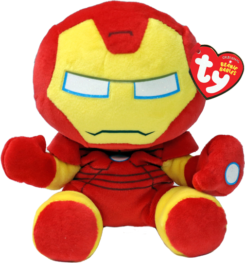 Мягкая игрушка герой TY Marvel Железный человек 15 см (44005) - Фото 1