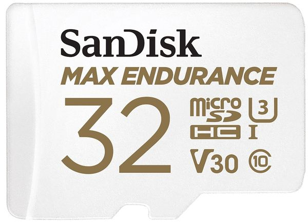 Карта памяти SanDisk microSDHC 32GB C10 UHS-I U3 Max Endurance (SDSQQVR-032G-GN6IA) - Фото 1