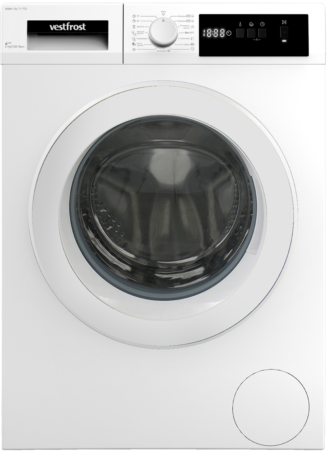 Пральна машина Vestfrost MWM106T1PDI - Фото 1