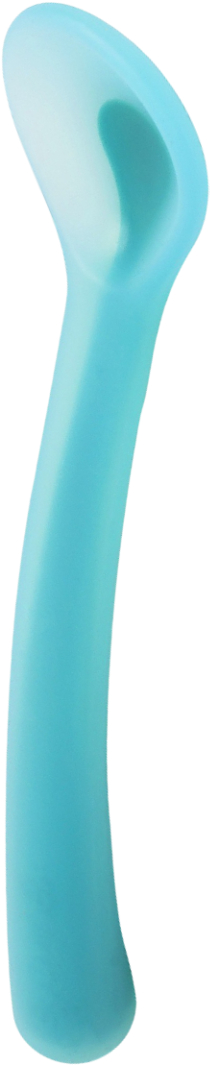 Детская ложечка Suavinex силиконовая, синяя (400785) - Фото 1