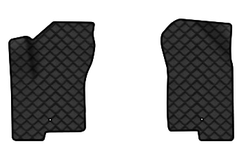 Коврики из экокожи в салон авто передние EVAtech ECO для Patriot (MK74) Restyling Jeep 2011-2016 1 поколение SUV USA (JP1761AD2LA2BBB) - Фото 1