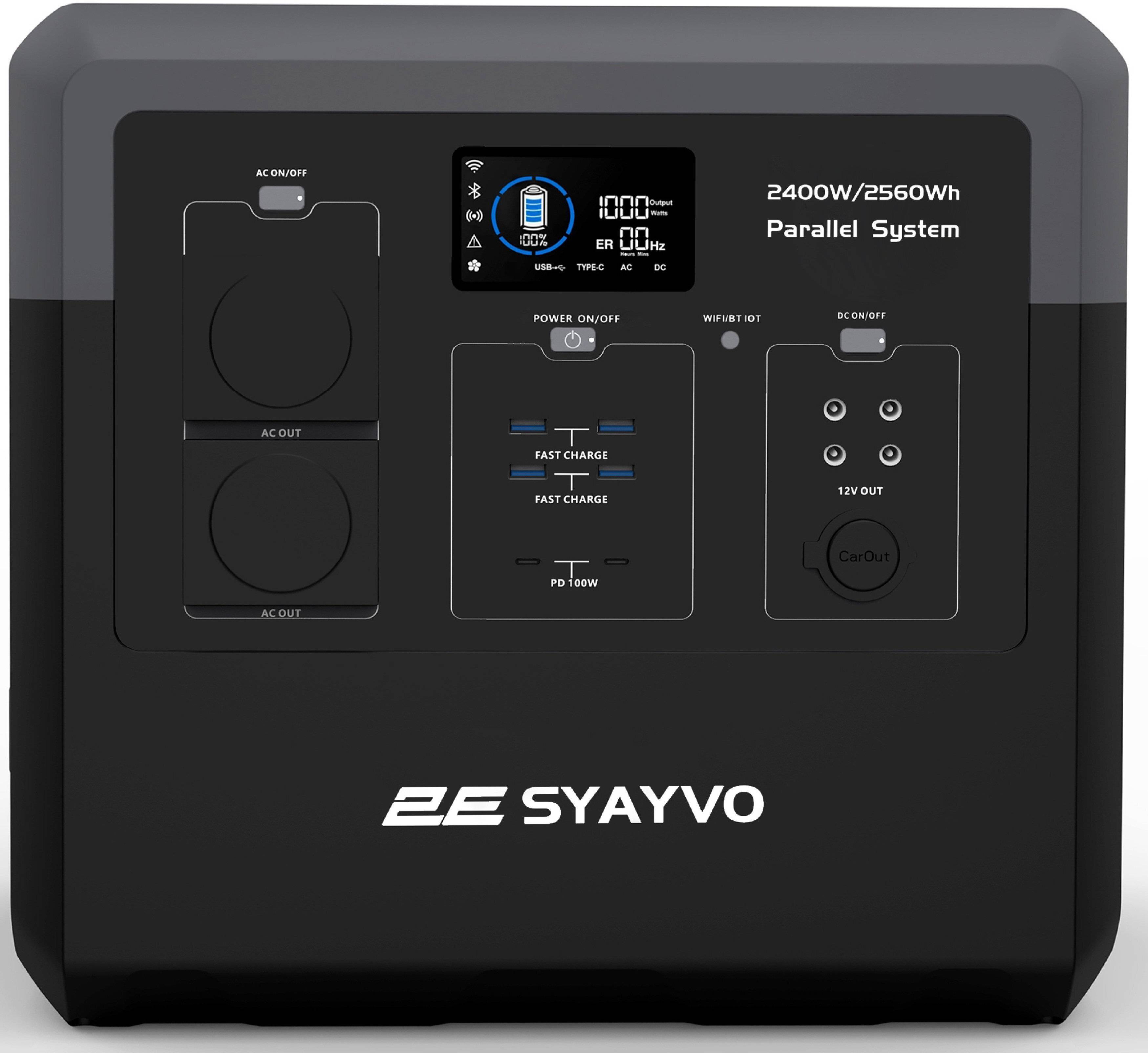Зарядная станция универсальная 2E Syayvo 2400 Вт (2E-PPS24256) - Фото 1