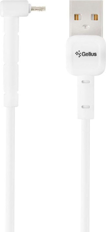 Кабель синхронизации данных Gelius Pro Angle MicroUSB White - Фото 1
