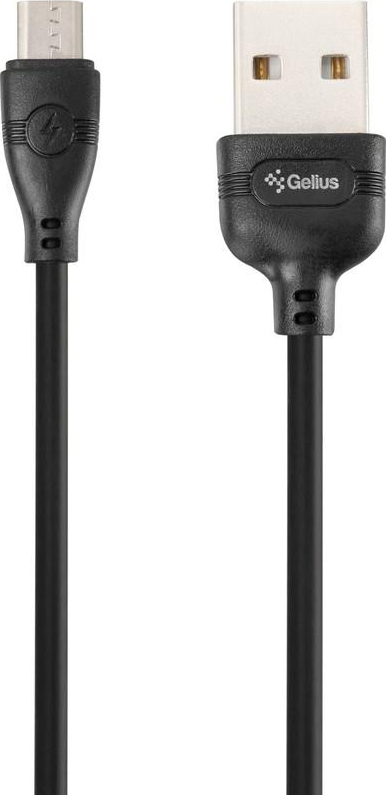 Кабель синхронизации данных Gelius Pro WineGlass MicroUSB 1 m Black - Фото 1