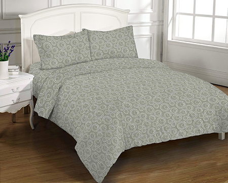 Купить Пододеяльник полуторный Zastelli бязевая Zastelli Bubble Grey 145x210см (18080) - Фото 1 Пододеяльник полуторный Zastelli бязевая Zastelli Bubble Grey 145x210см (18080) - Фото 1