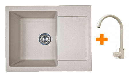 Мойка кухонная+смеситель Adamant Minimal Avena (1824296912306) - Фото 1