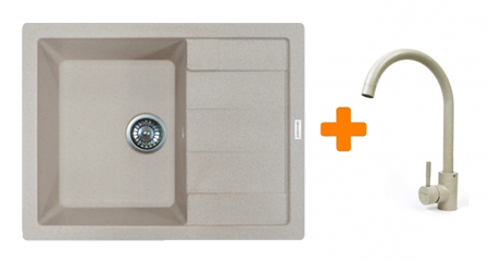 Купити Мийка кухонна+змішувач Adamant Anila Avena (182496910306) - Фото 1 Мийка кухонна+змішувач Adamant Anila Avena (182496910306) - Фото 1
