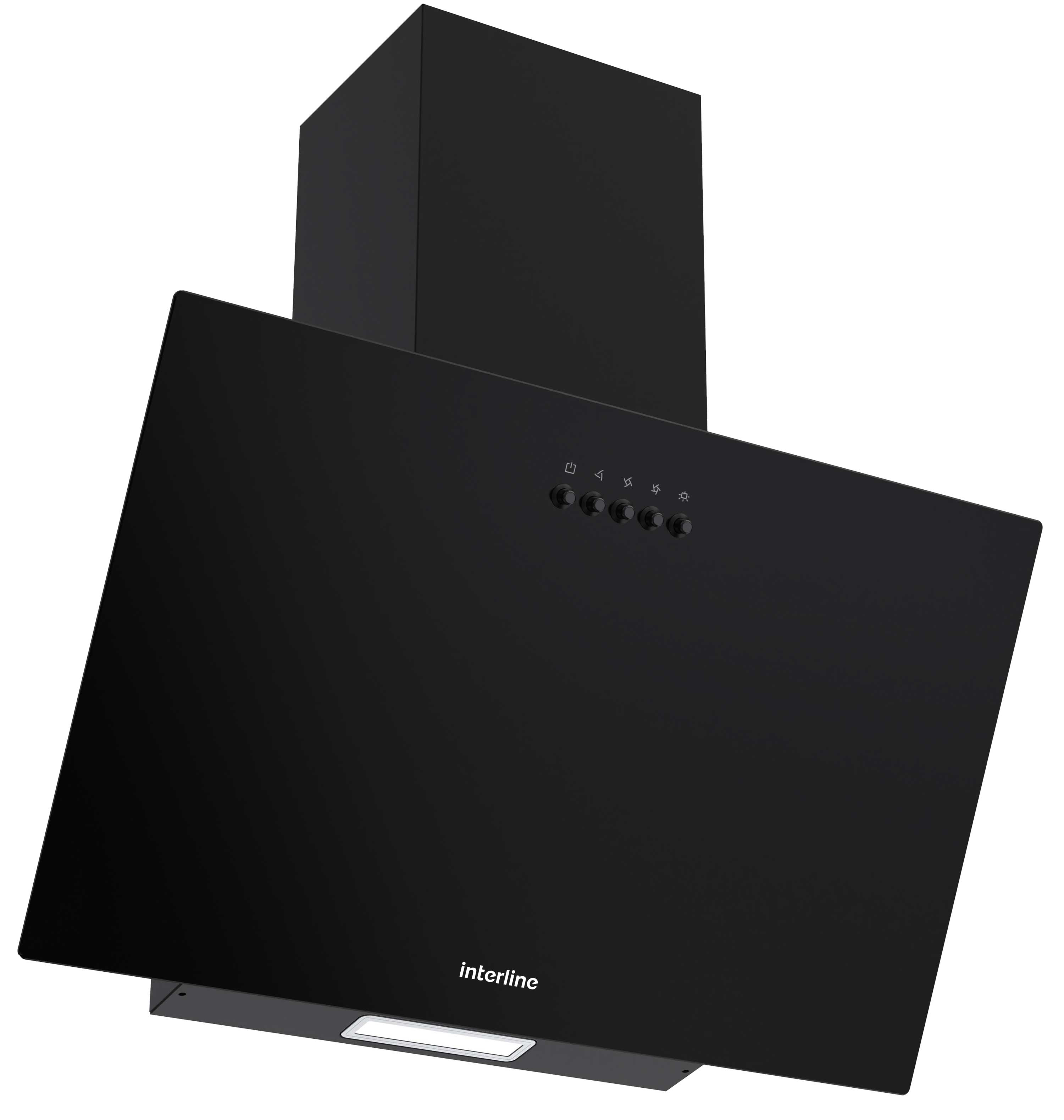Вытяжка декоративная Interline TEFFI SLIM BL A/60/GL/PB - Фото 1