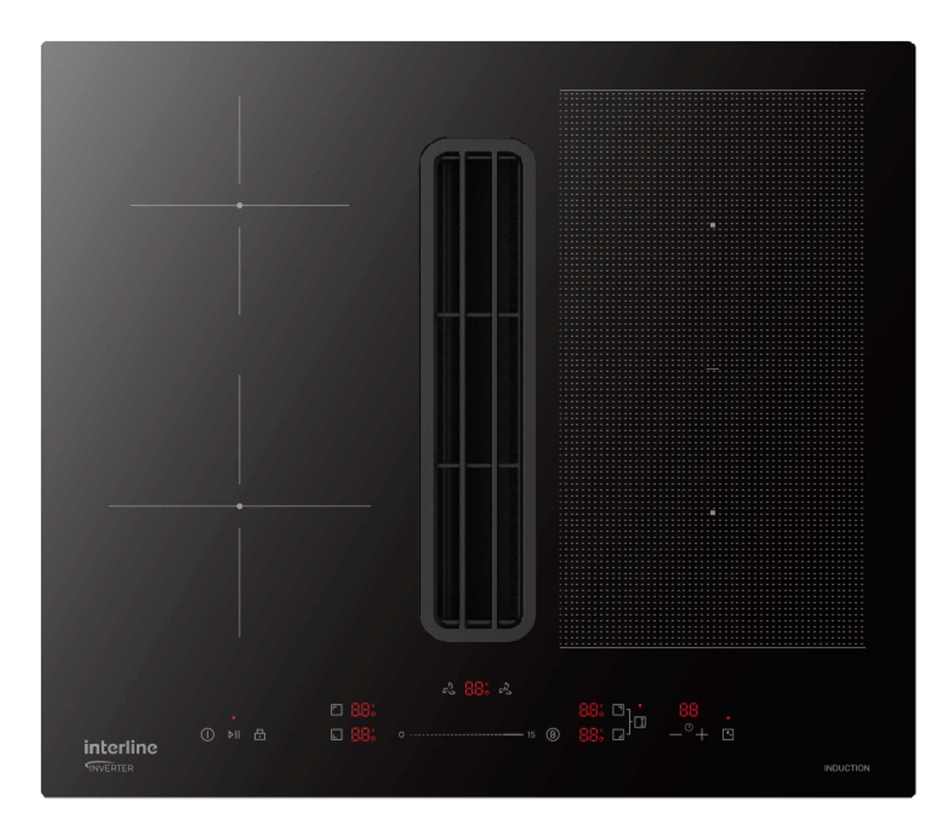 Варочная панель электрическая Interline HIV 960 SIR BA SYNERGY - Фото 1
