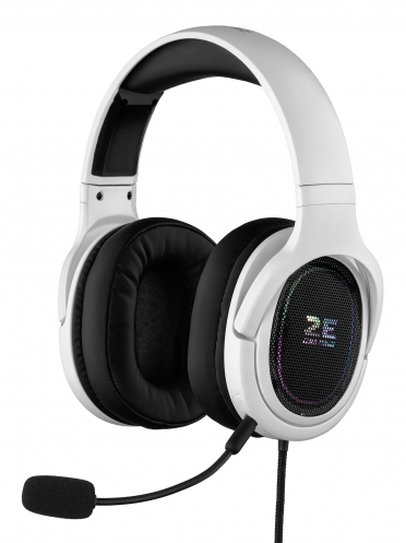 Гарнитура проводная игровая 2E HG330 RGB USB 7.1 White (2E-HG330WT-7.1) - Фото 1