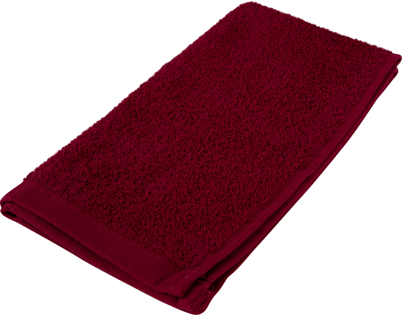 Полотенце для рук GM Textile махровое бордовый 30x50 - Фото 1