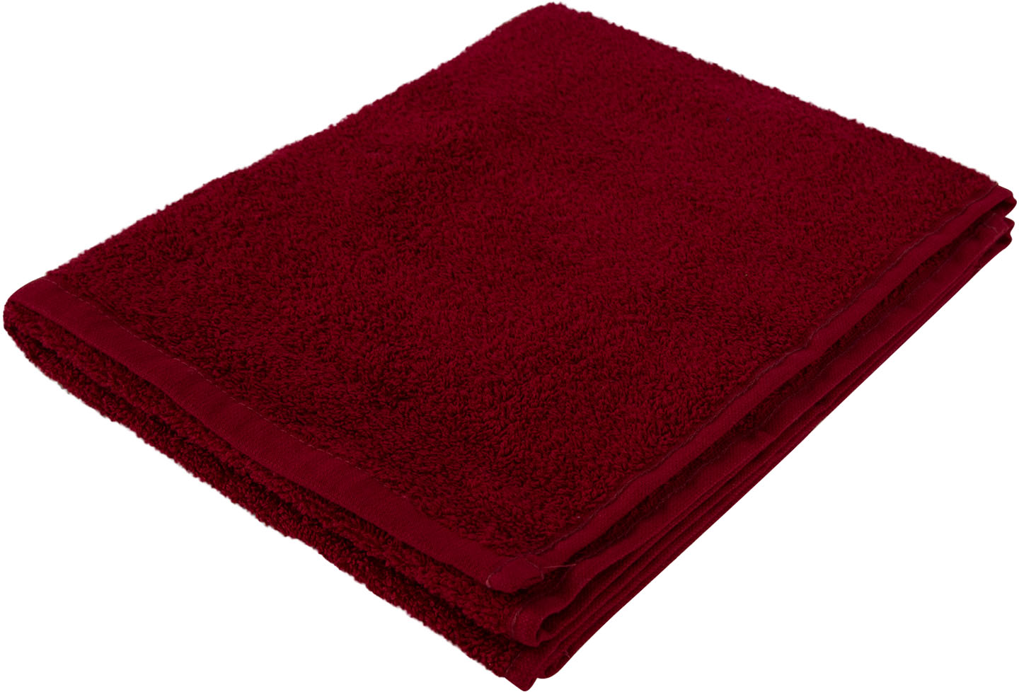 Полотенце для лица GM Textile махровое бордовый 50x90 - Фото 1