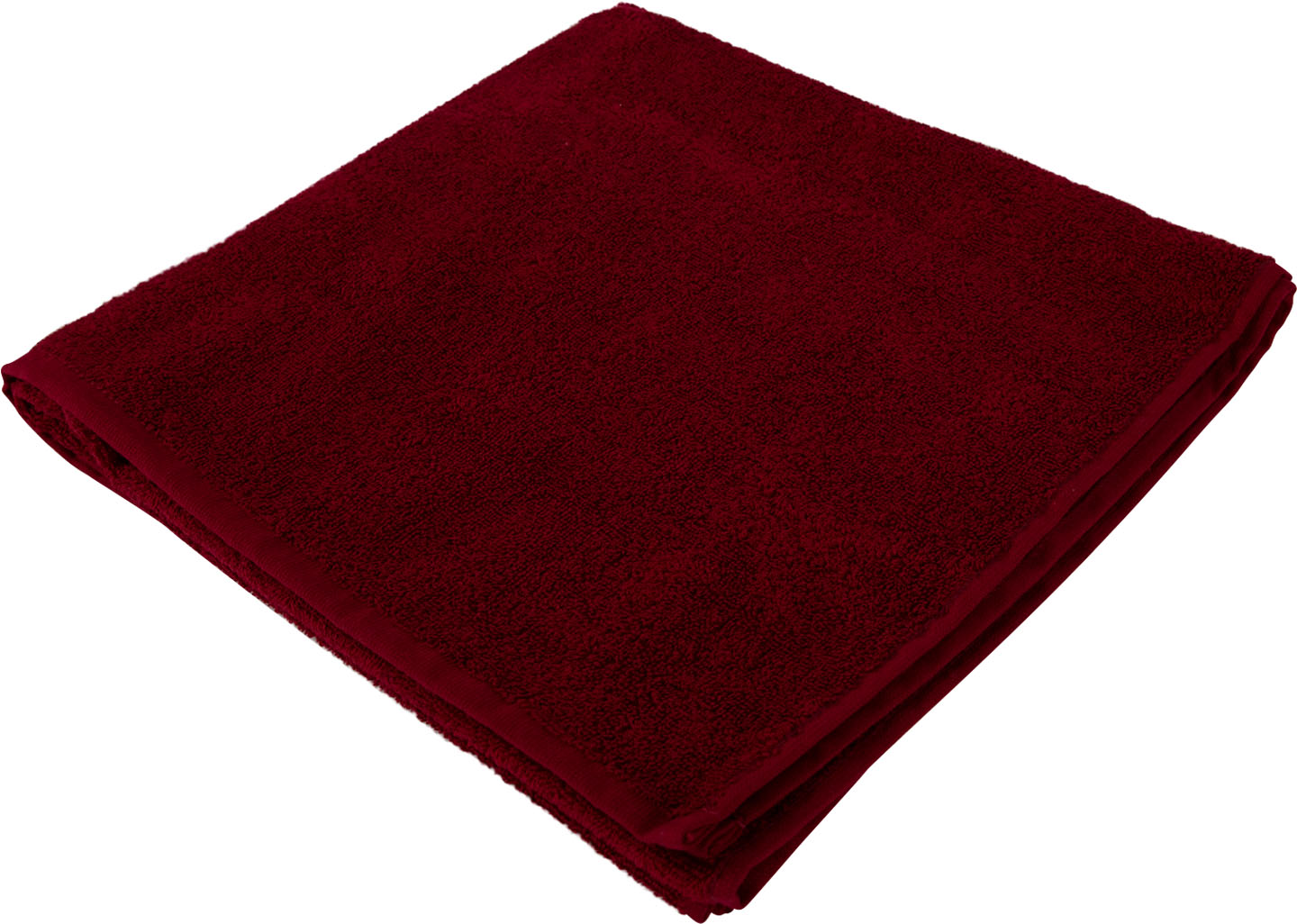 Полотенце банное GM Textile махровое бордовый 70x140 - Фото 1