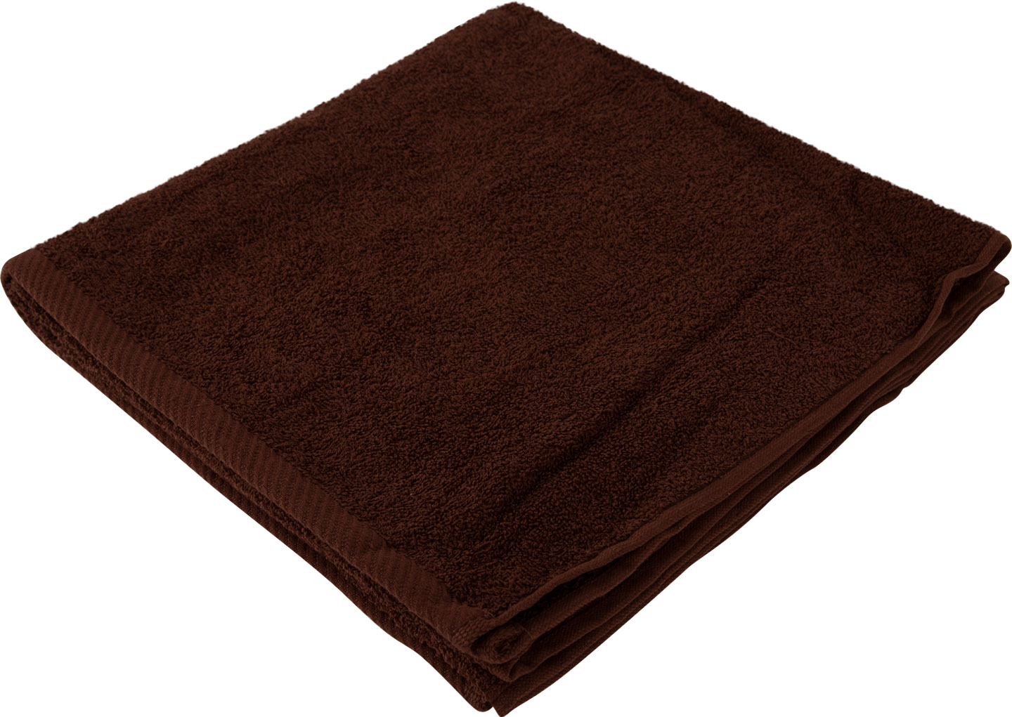 Полотенце банное GM Textile махровое коричневый 70x140 - Фото 1