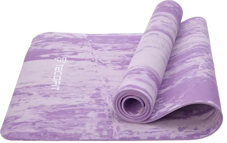 Купити Килимок для йоги та фітнесу TECOFIT EVA 173x61x0.6 см Фіолетовий мармур +чохол-сумка у подарунок (TOP240214835/1) - Фото 1 Килимок для йоги та фітнесу TECOFIT EVA 173x61x0.6 см Фіолетовий мармур +чохол-сумка у подарунок (TOP240214835/1) - Фото 1