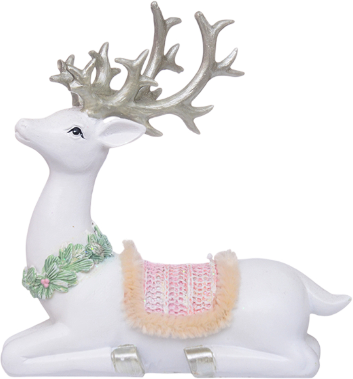 Декор New Year Lefard Олень 14х16 см 2 шт. (191-027) - Фото 1