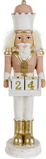 Декор New Year Lefard Лускунчик з календарем 22 см (191-057) - Фото 1