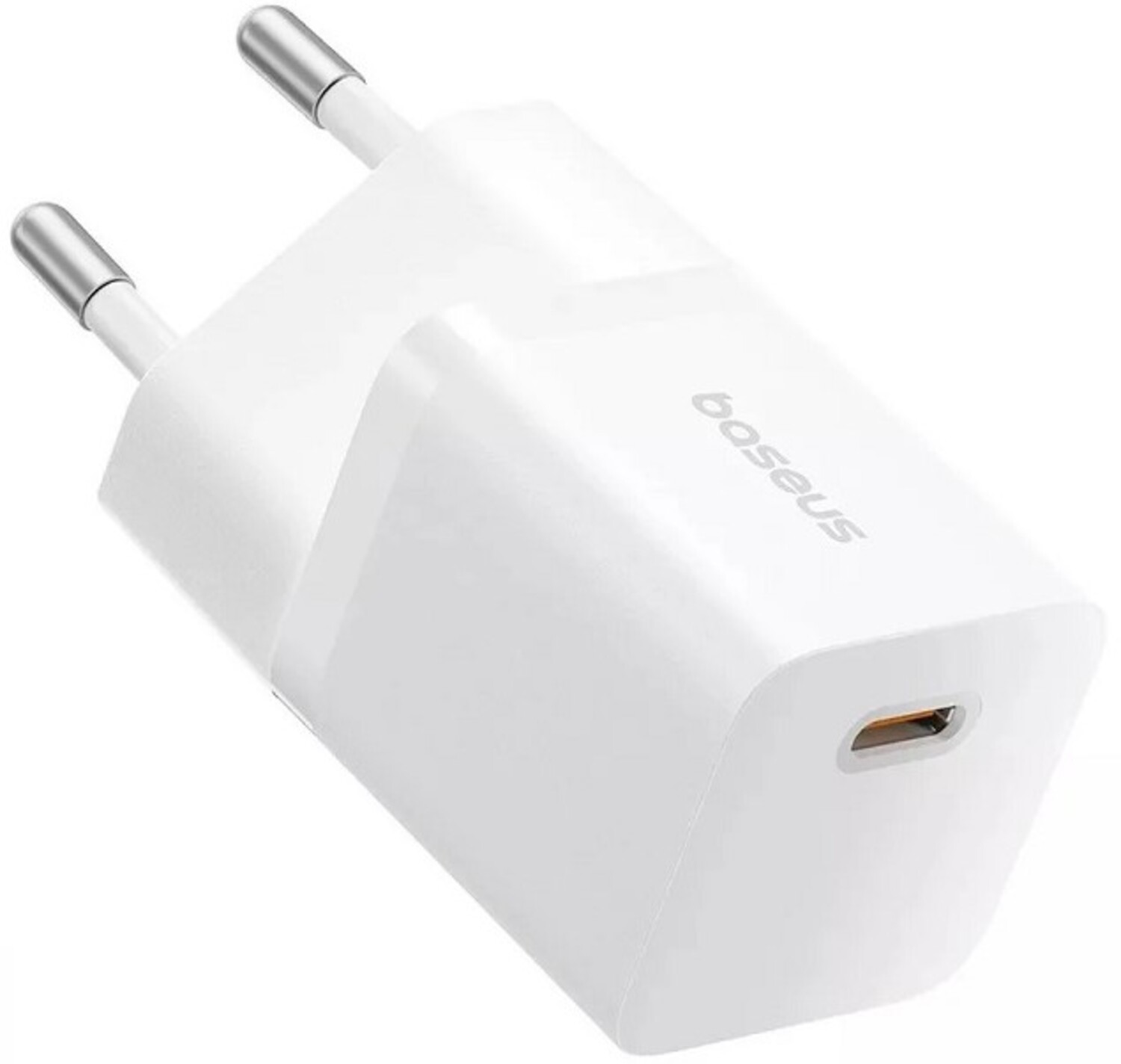 Сетевое зарядное устройство Baseus GaN5 Fast Charger (mini) 1C 25W EU Moon White (P10110909213-00) - Фото 1