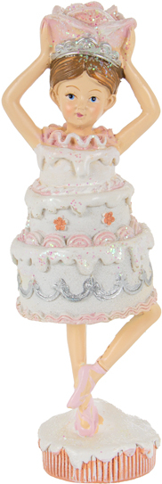 Декор New Year Lefard Леді тортик 6х5.5х18 см (192-301) - Фото 1
