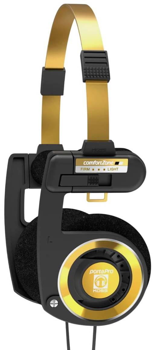 Наушники накладные проводные Koss Porta Pro Classic Black Gold (193392.101)