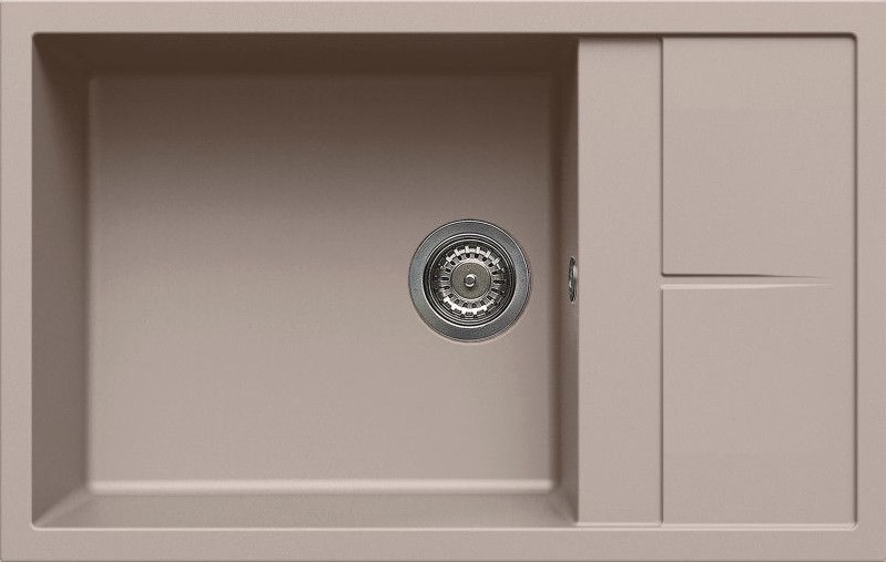 Купити Мийка кухонна Elleci Unico 310 tortora 43 - Фото 1 Мийка кухонна Elleci Unico 310 tortora 43 - Фото 1