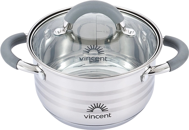 Кастрюля Vincent 16 см 1.7 л (VC-3179-16) - Фото 1