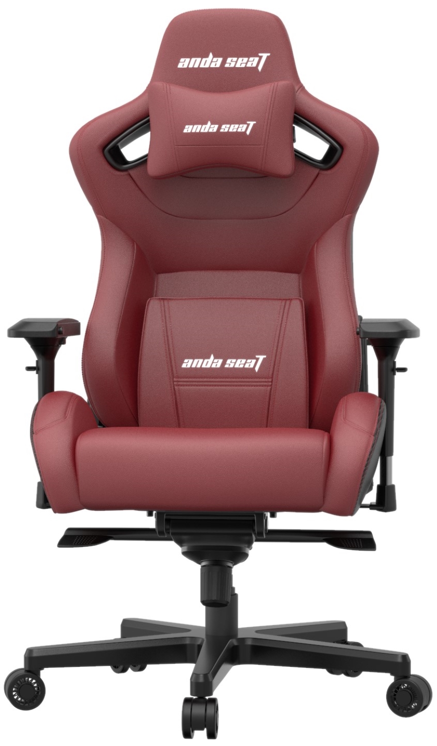 Кресло для геймеров Anda Seat Kaiser 2 Black/Maroon Size XL (AD12XL-02-AB-PV/C-A05) - Фото 1