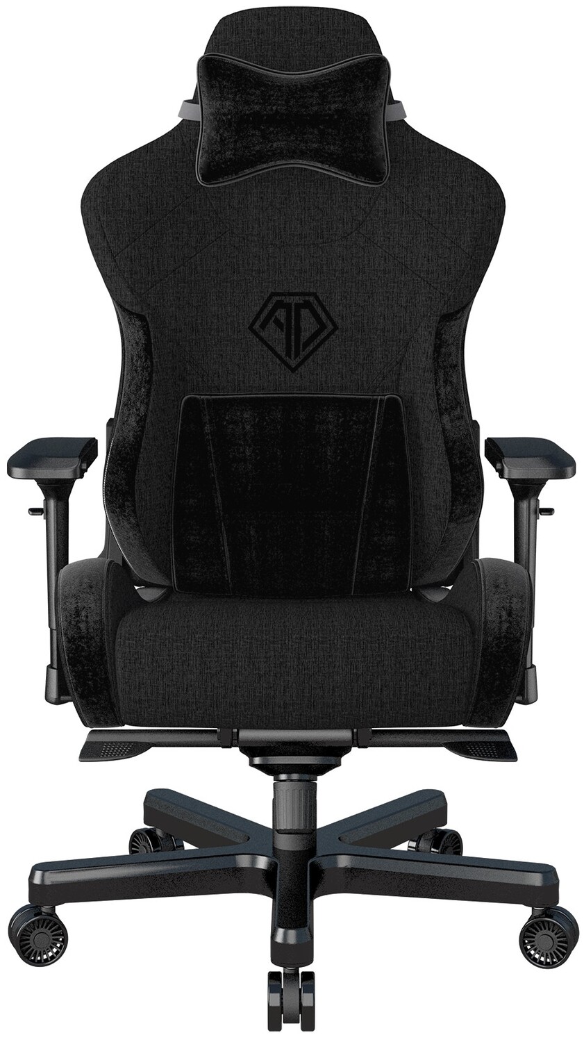 Кресло для геймеров Anda Seat T-Pro 2 Black Size XL (AD12XLLA-01-B-F) - Фото 1