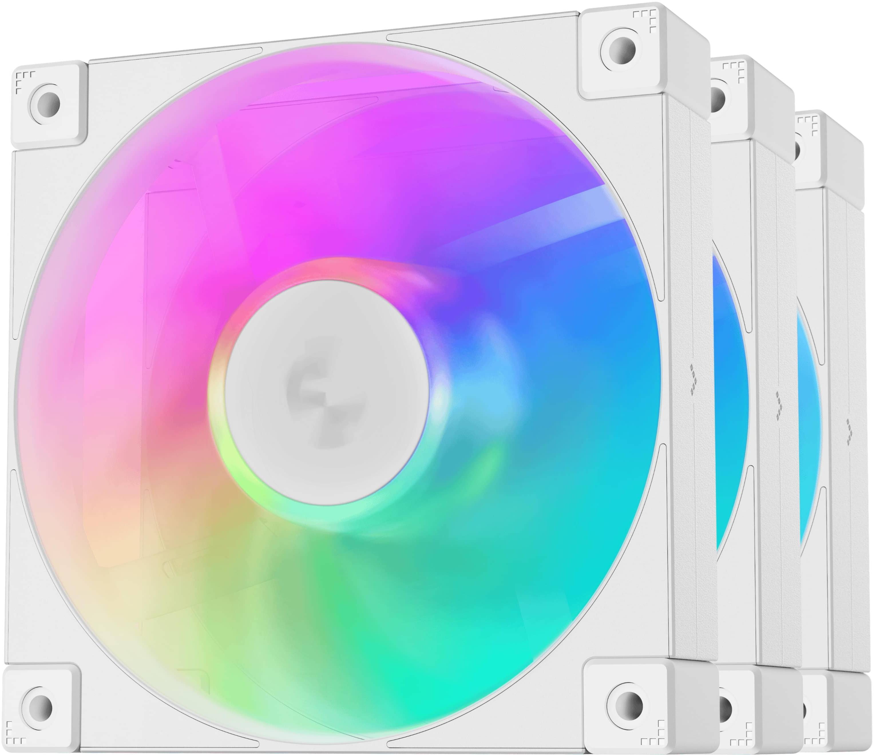 Корпусный вентилятор Deepcool FD12 ARGB WH-3 IN 1 (R-FD12-WHAPN3-G) - Фото 1
