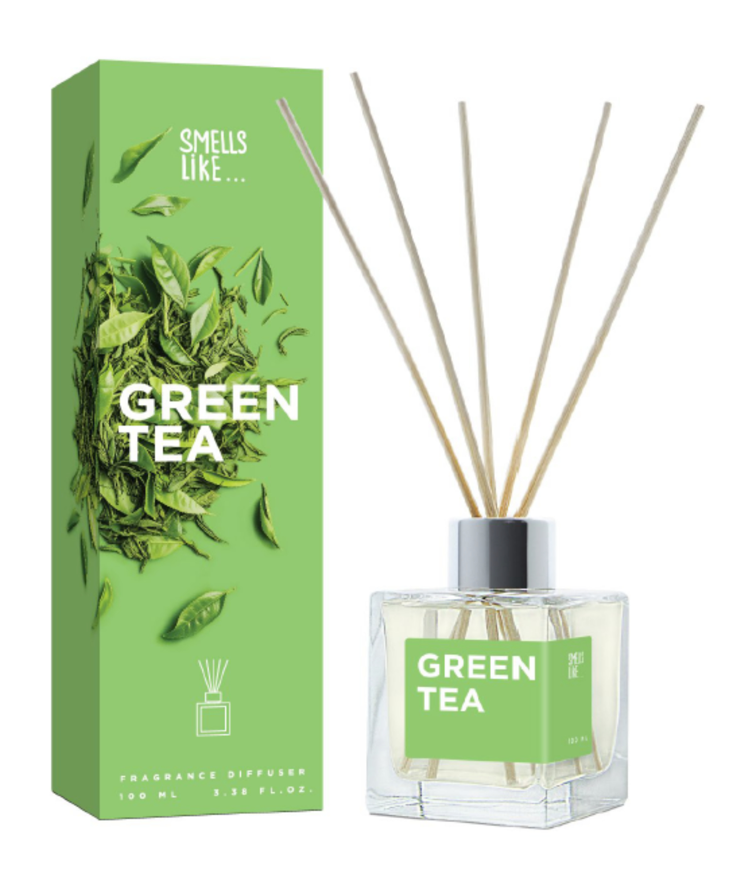 Аромадиффузор Esse Smells Like Green tea (Зеленый Чай) 100 мл (SL-GT) - Фото 1