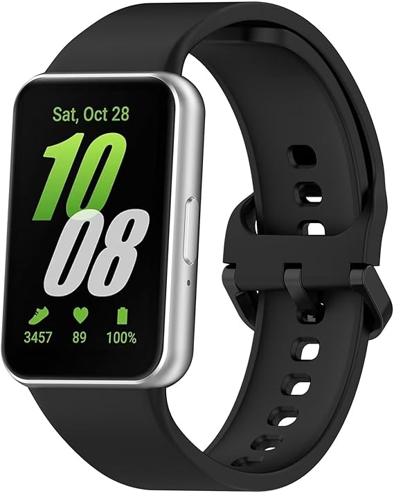 Ремешок для фитнес-браслета BeCover for Samsung Galaxy Fit 3 (20mm) Black (713195) - Фото 1