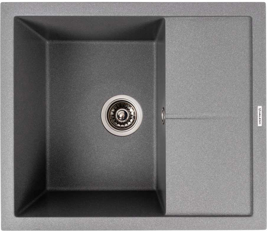 Купить Мойка кухонная VALESO 5850 REYNA матовая Серый муссон - Фото 1 Мойка кухонная VALESO 5850 REYNA матовая Серый муссон - Фото 1
