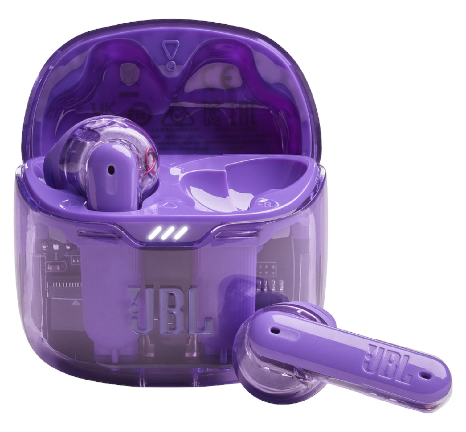 Наушники вкладыши беспроводные TWS JBL Tune Flex 2  Ghost Purple (JBLTFLEX2GMAE) - Фото 1