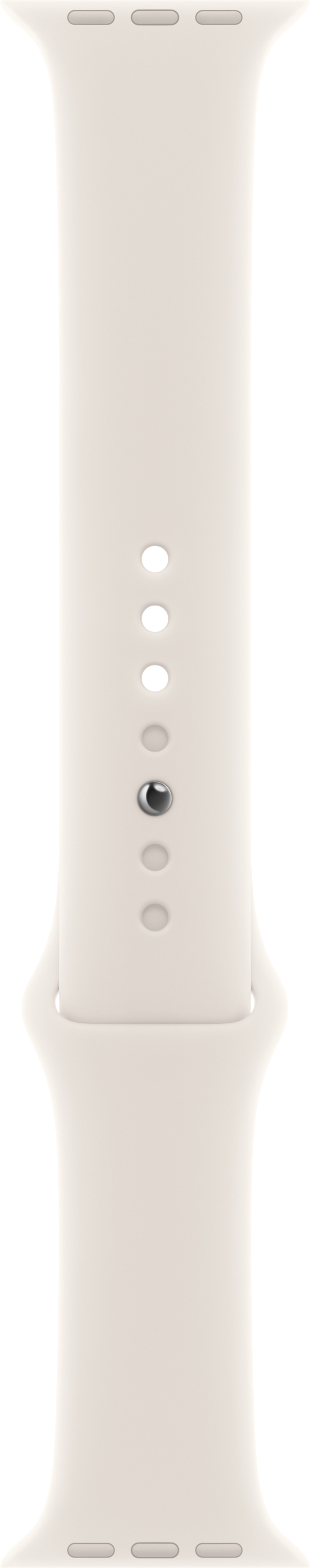 Ремешок для смарт-часов Apple 42mm Starlight Sport Band - S/M (MXLL3ZM/A) - Фото 1