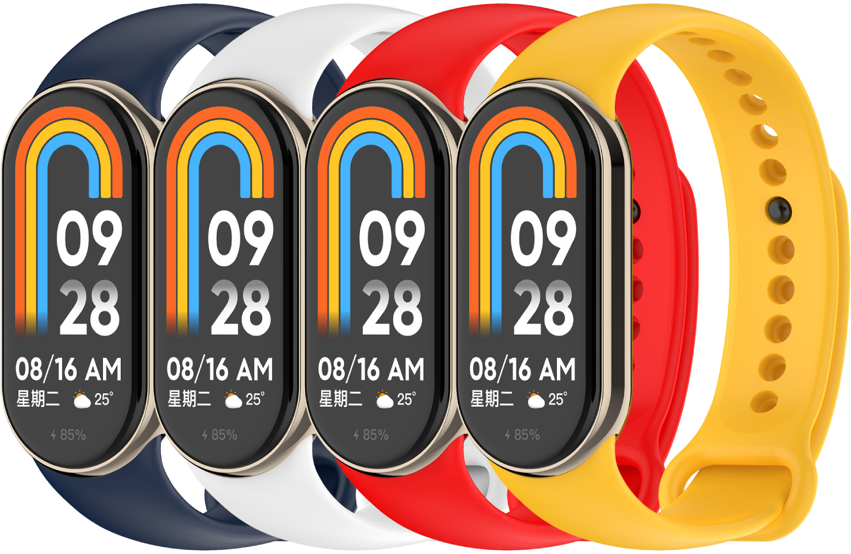 Ремешок для фитнес-браслета Armorstandart Xiaomi Mi Band 8 Captain M комплект (ARM75722) - Фото 1