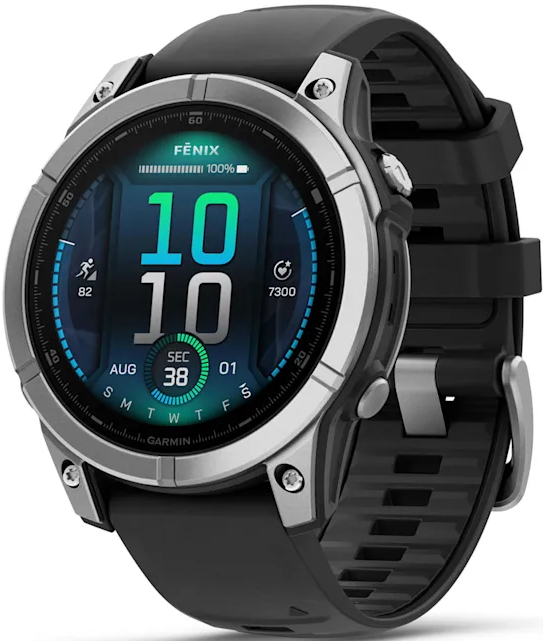 Смарт-часы Garmin fenix E Stainless Steel/Black (010-03025-00) - Фото 1