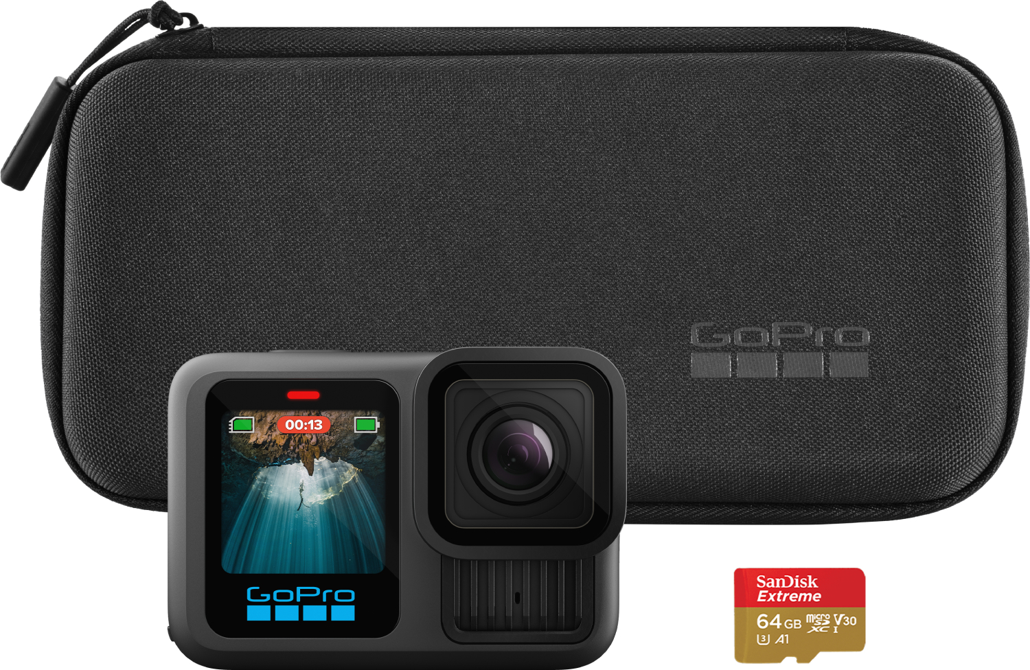 Экшн-камера GoPro HERO13 Black + 64Gb SD card - Фото 1