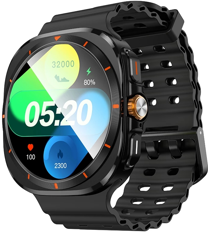 Смарт-часы HOCO Y29 Smart sports watch (call version) Black (6942007648516) - Фото 1
