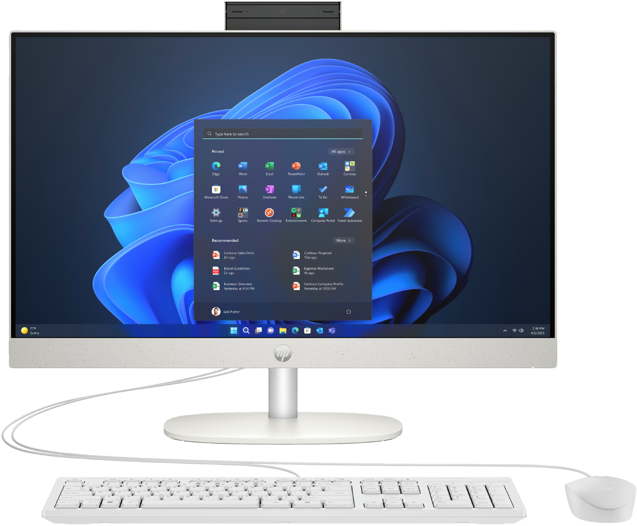 Компьютер-моноблок HP 240-G10 (936J0EA) - Фото 1